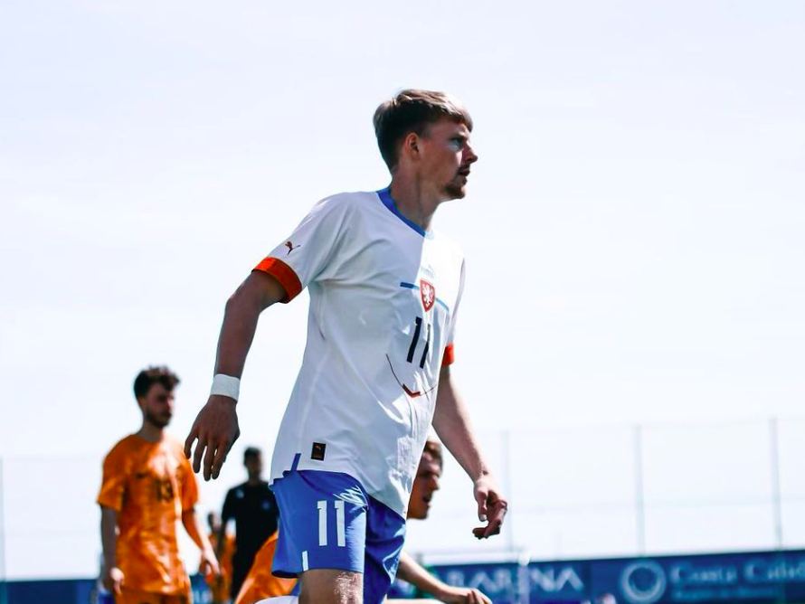 Pavel Šulc v dresu národního týmu do 21 let - Foto: Instagram