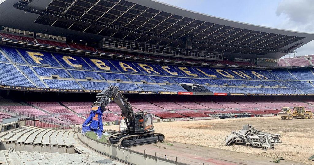 Rekonstrukce Camp Nou - Foto: Twitter