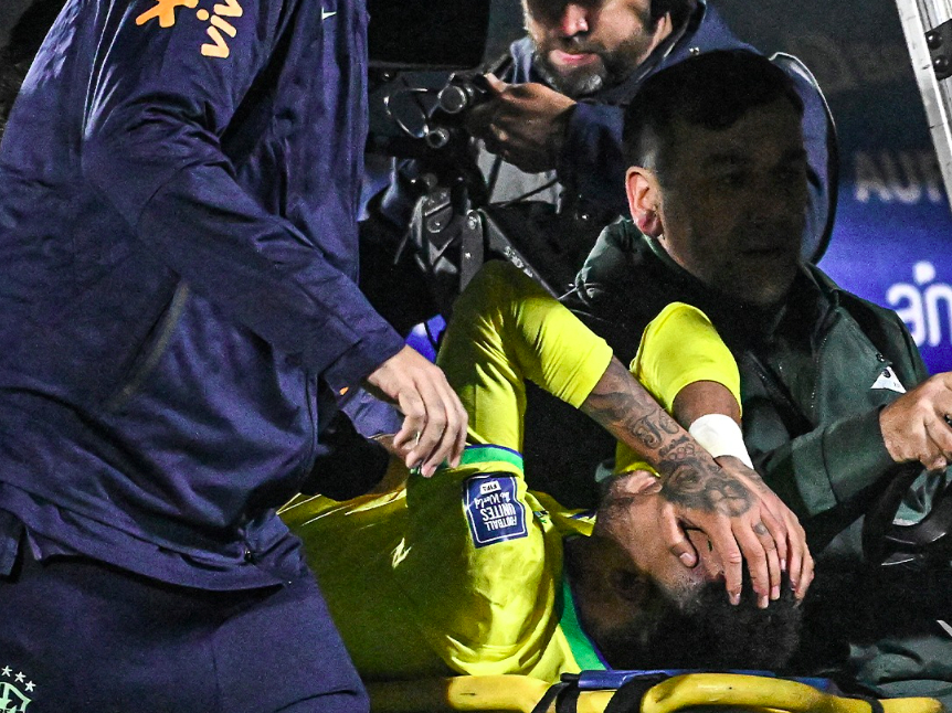 Neymar v utkání s Uruguayí - Foto: Instagram
